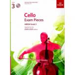 ABRSM：2020-2023 大提琴考曲 第3級 Score, Part & CD
