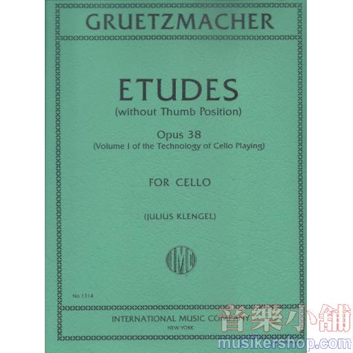 Gruetzmacher：etudes op. 38 vol.1