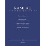 Rameau：Sämtliche Clavierwerke, Band I