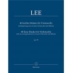 S. Lee：40 Easy Etudes for Violoncello with an Acco...