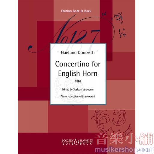 Donizetti：concertino for English Horn - Cor Anglais and Piano