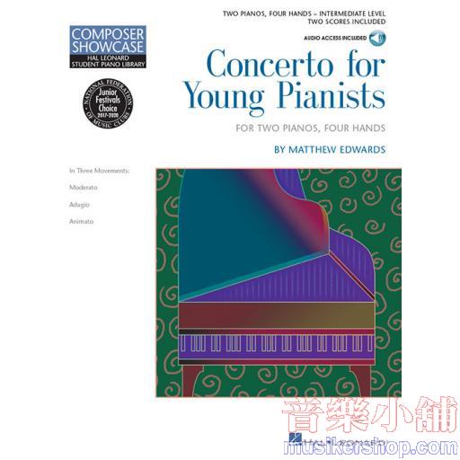 Matthew Edwards：Concerto for Young Pianists(2P4H)