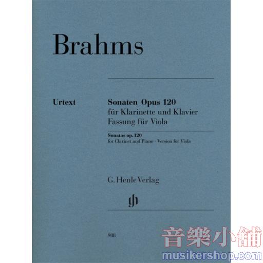 亨樂中提- Brahms Clarinet Sonata op. 120 for Viola