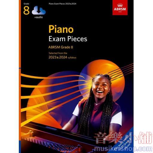 ABRSM Piano Exam Pieces 2023-2024, ABRSM Grade 8 - Book & Audio