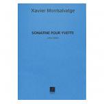 Xavier Montsalvatge：Sonatine Pour Yvette Pour Piano