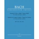Bach：Two Sonatas and a Fugue for Violin and Basso ...