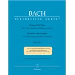 Bach：Concerto for Violin, Strings and Basso Continuo in E major BWV 1042