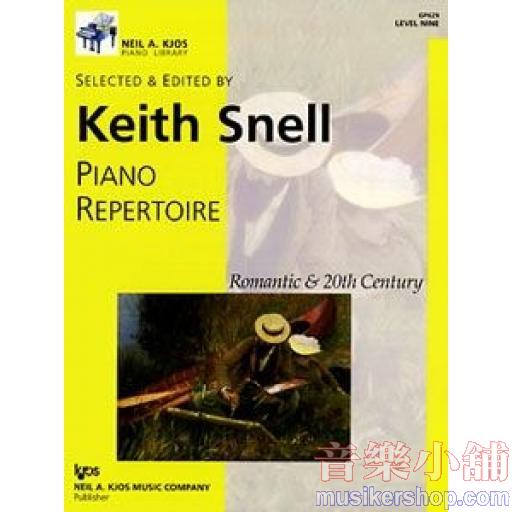 Piano Repertoire: Romantic & 20th Century, Level 9
