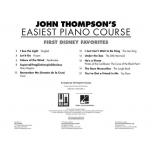 John Thompson's Easiest Piano Course – First Disney Favorites