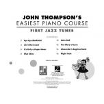 John Thompson's Easiest Piano Course – First Jazz Tunes