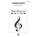 Krzysztof Penderecki：Three Miniatures Clarinet