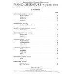 Piano Literature, Volume 1