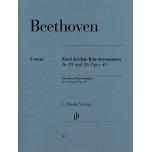 亨樂鋼琴獨奏 - Beethoven：Two Easy Piano Sonatas g minor no. 19 and G major no. 20 op. 49