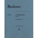 亨樂鋼琴獨奏 - Brahms：Two Rhapsodies op. 79