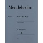 亨樂鋼琴獨奏 - Mendelssohn：Songs without Words