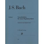 亨樂鋼琴獨奏 - Bach：Notebook for Anna Magdalena Bach
