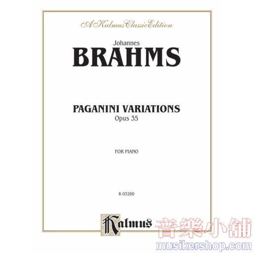 Brahms：Paganini Variations op. 35(Complete)