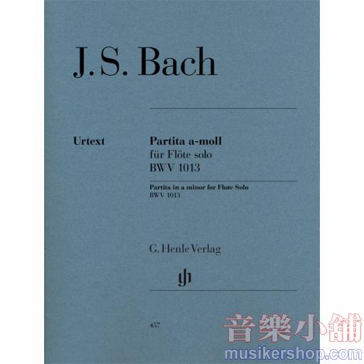 亨樂管樂-Bach：Partita a minor BWV 1013 for Flute solo