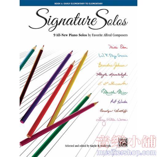 Signature Solos, Book 1