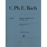 亨樂管樂-C.Ph.E. Bach：Flute Sonata a minor Wq 132