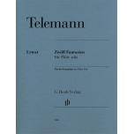 亨樂管樂-Telemann：12 Fantasias for Flute Solo TWV 40:2...