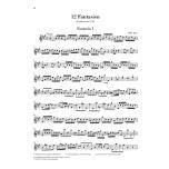 亨樂管樂-Telemann：12 Fantasias for Flute Solo TWV 40:2-13