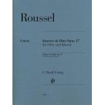 亨樂管樂-Roussel：Joueurs de flûte op. 27 for Flute and...