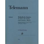 亨樂管樂-Telemann：Methodical Sonatas for Flute or Viol...