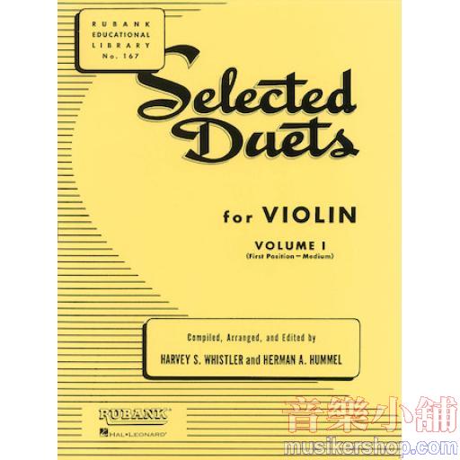 【Rubank】Selected Duets for Violin：Volume 1 - Medium First Position