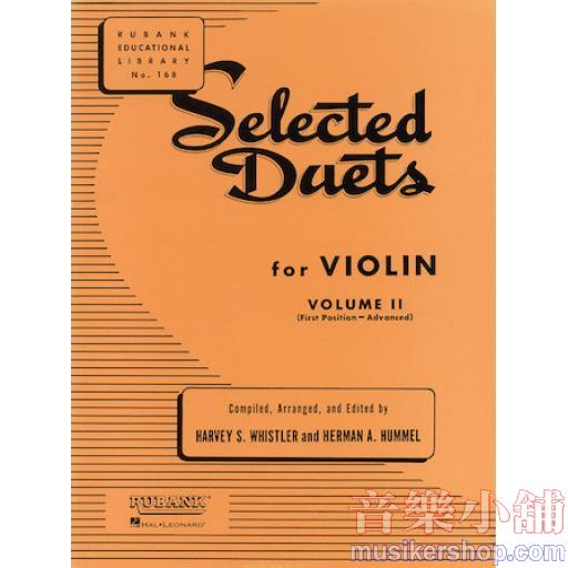 【Rubank】Selected Duets for Violin：Volume 2 - Advanced First Position