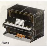 造型文具盒-鋼琴
