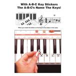 ABC Keyboard Stickers 鋼琴鍵盤貼紙 可重複使用