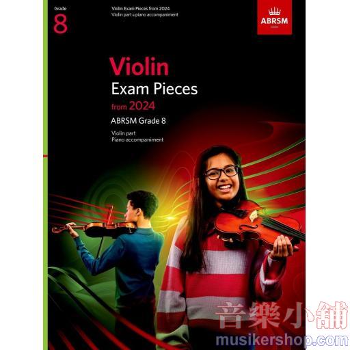ABRSM Violin Exam G8 from 2024 S+P