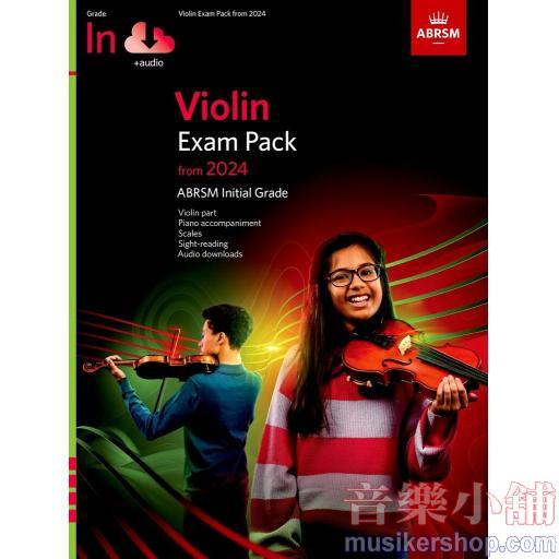 ABRSM Violin Exam Pack Initial from 2024 Audio Download